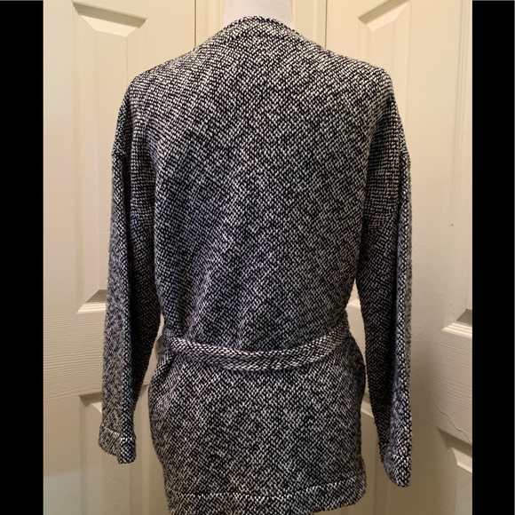 NWT! Eileen Fischer Peruvian Belted Cardigan - Picture 2 of 4